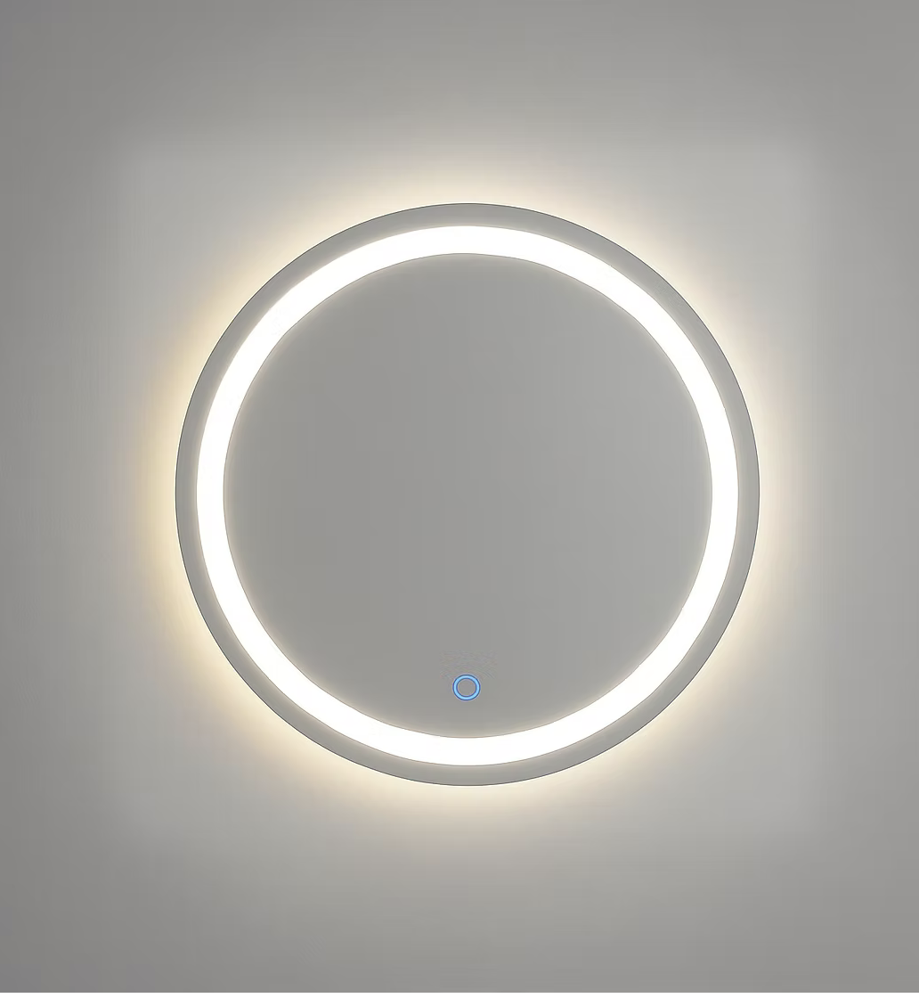 Espejo Circular Allegro con luz LED touch 80 cm_0