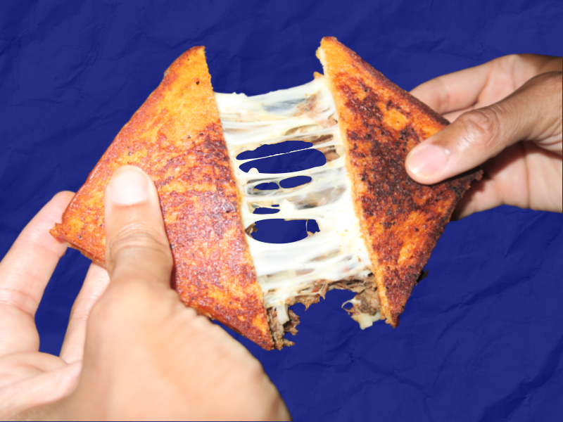 Beef Birria Grilled Cheese