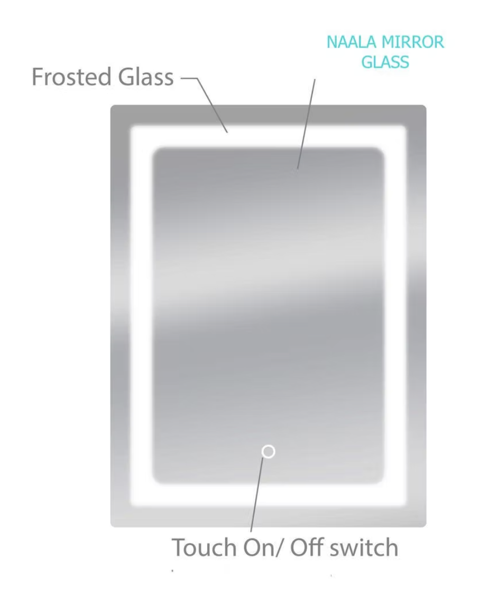 Espejo Allegro LED touch 50x70 cm_6