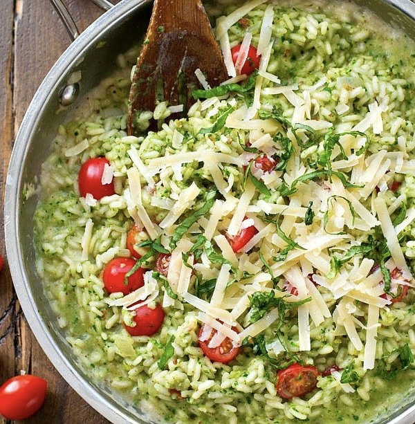 Risotto Pesto capri_0