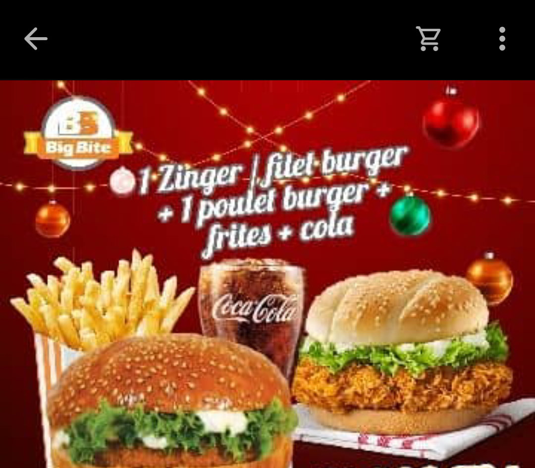 ZINGER burger promo _0