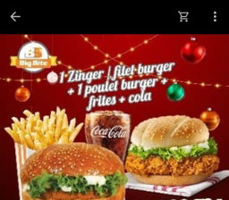ZINGER burger promo 