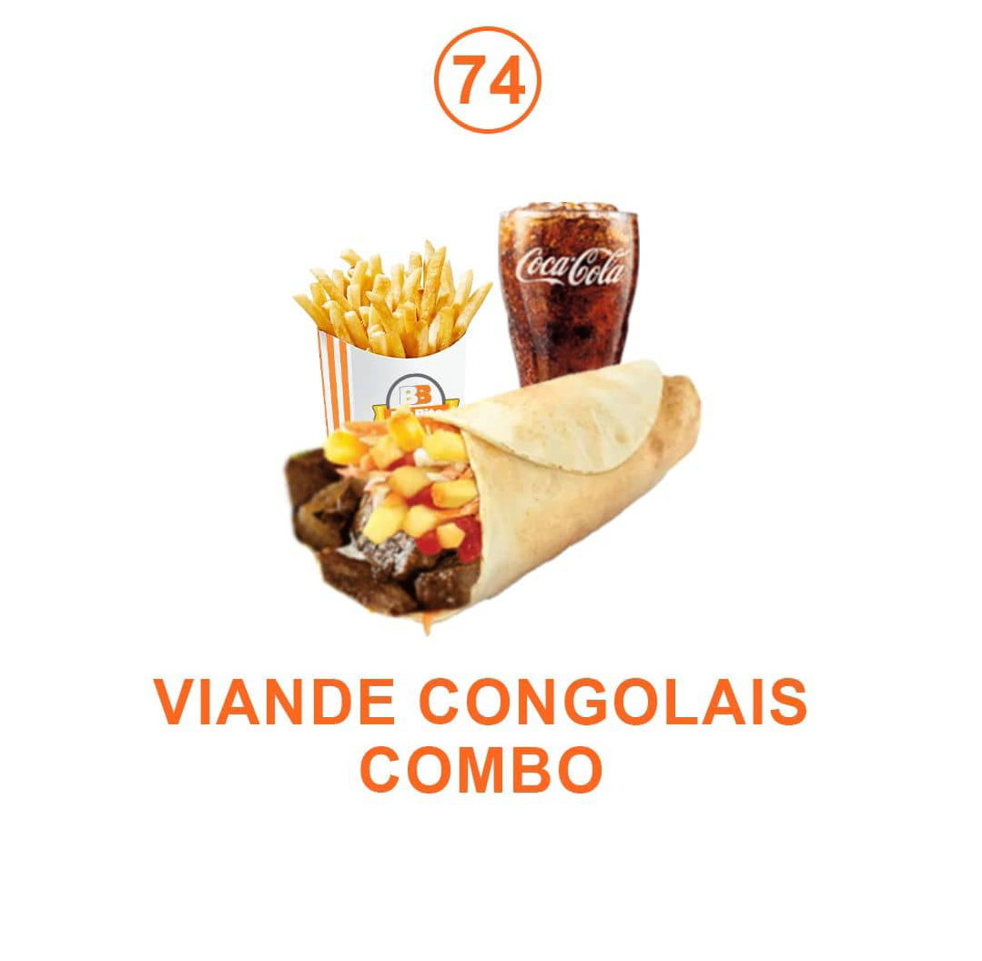 Viande congolais combo