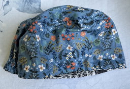 Rifle Paper Monochrome Rabbits Reversible Scrub Cap