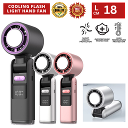COOLING FLASH LIGHT HAND FAN K801