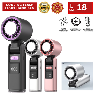 COOLING FLASH LIGHT HAND FAN K801
