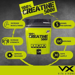 VITAXTRONG™ Creatine Monohydrate (330g) | Super Micronized Powder • Muscle Strength & Recovery • Halal [VX]