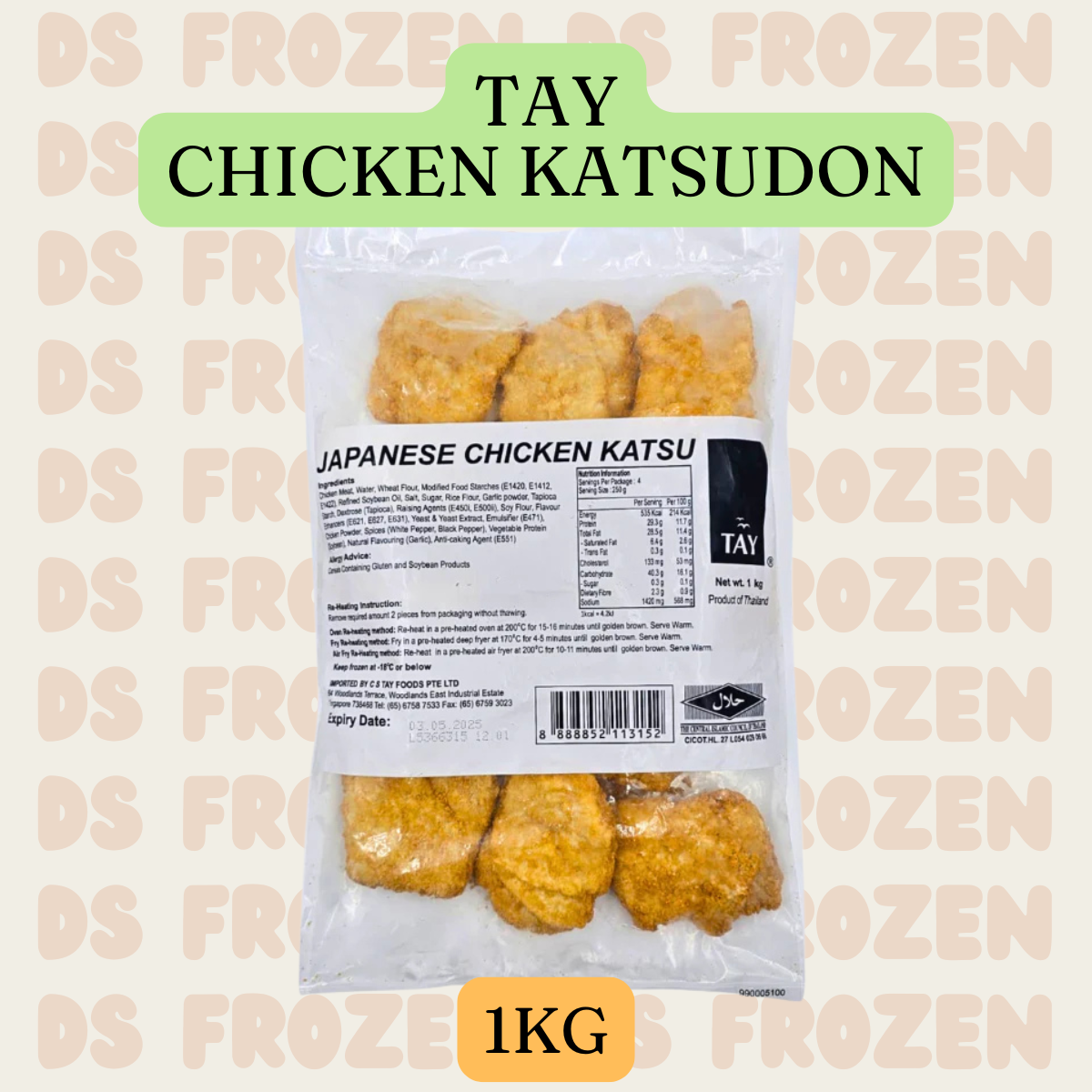 CS TAY CHICKEN KATSUDON  ( 1KG ) _0