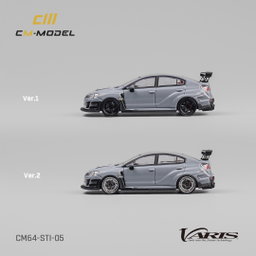 CM MODEL 1/64 Subaru STI Varis Widebody 1.0 - GRAY