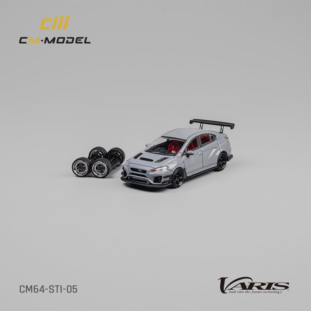 CM MODEL 1/64 Subaru STI Varis Widebody 1.0 - GRAY_2