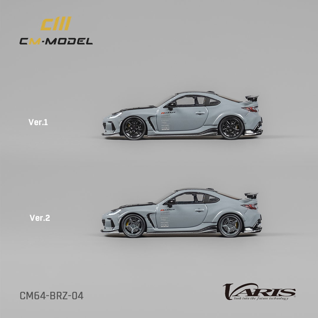 CM MODEL 1/64 Subaru BRZ Varis BRZ ARISING-1 GRAY_1