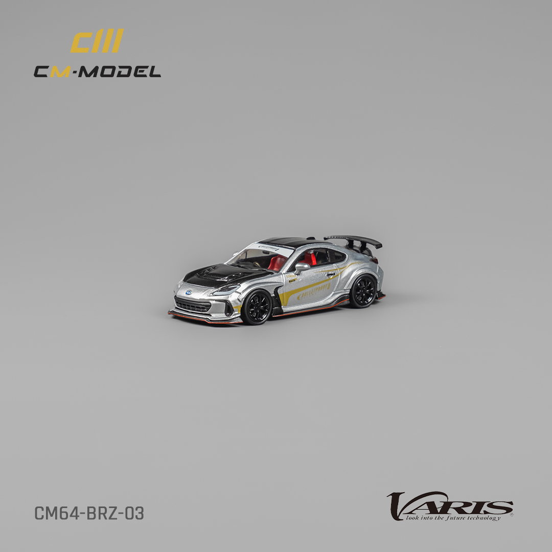 CM MODEL 1/64 SUBARU BRZ Varis ARISING-1 SILVER_3