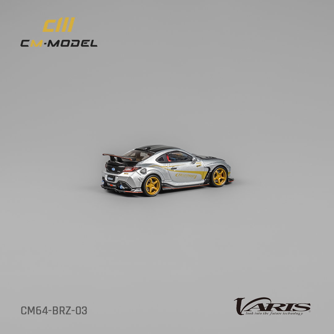 CM MODEL 1/64 SUBARU BRZ Varis ARISING-1 SILVER_6