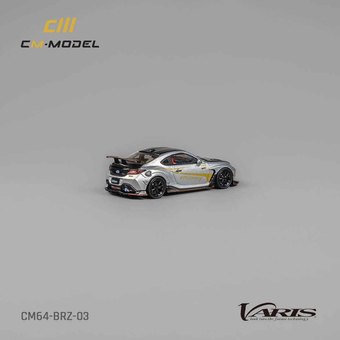 CM MODEL 1/64 SUBARU BRZ Varis ARISING-1 SILVER_4