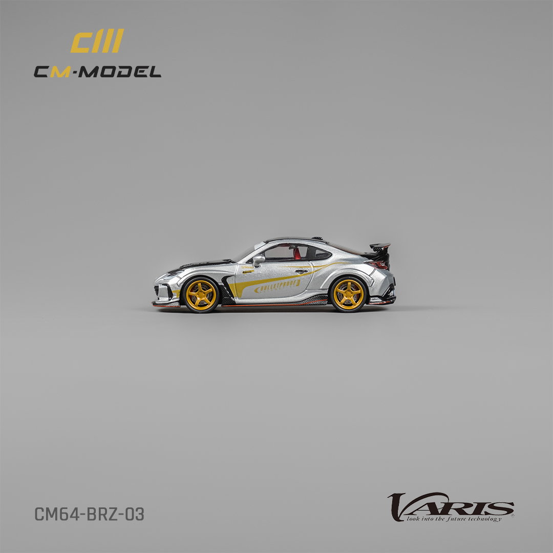 CM MODEL 1/64 SUBARU BRZ Varis ARISING-1 SILVER_8