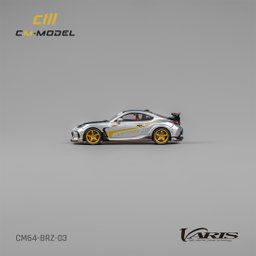 CM MODEL 1/64 SUBARU BRZ Varis ARISING-1 SILVER