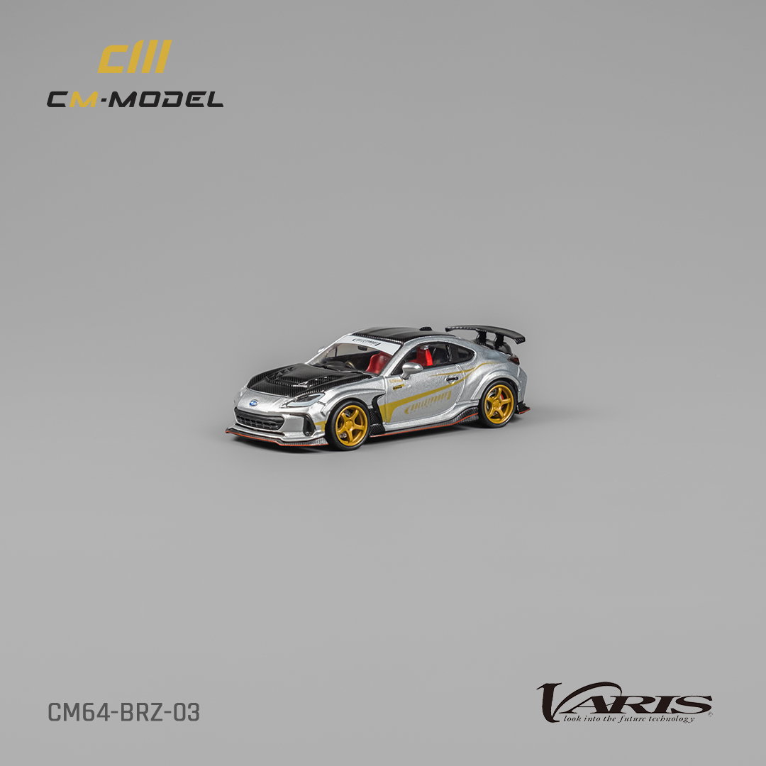 CM MODEL 1/64 SUBARU BRZ Varis ARISING-1 SILVER_5