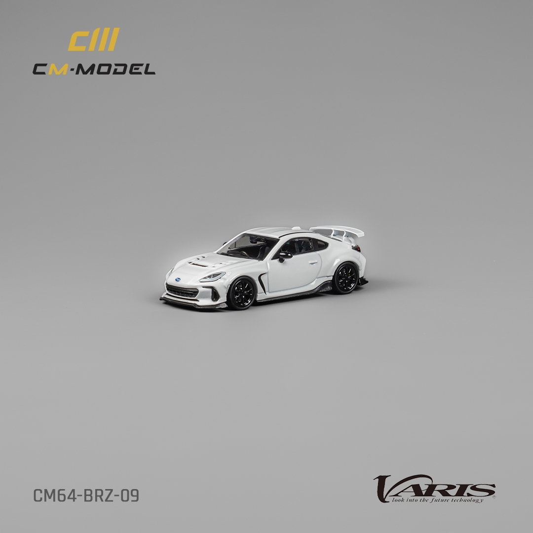 CM MODEL 1/64 Subaru BRZ Varis Widebody - WHITE_3