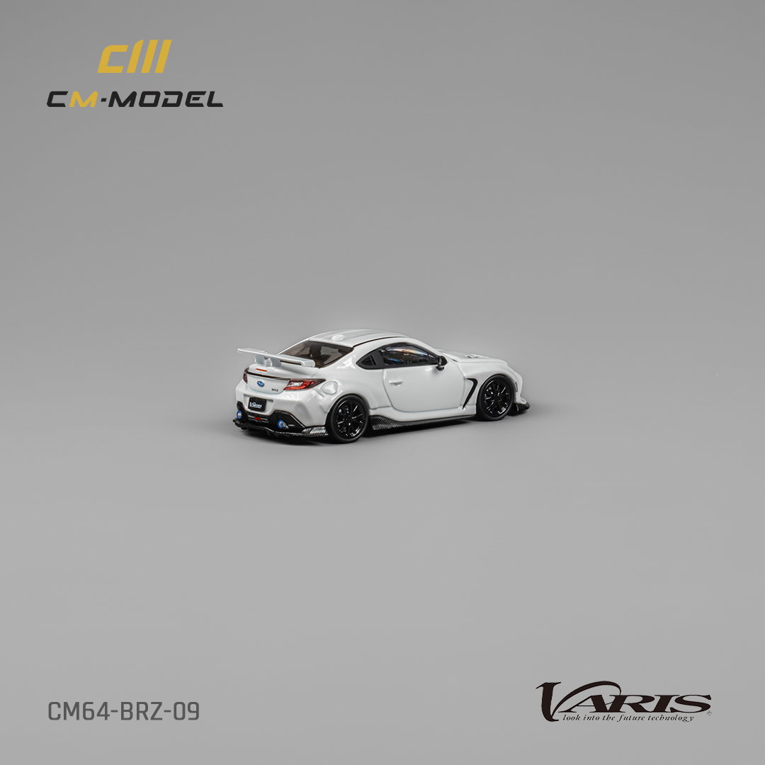 CM MODEL 1/64 Subaru BRZ Varis Widebody - WHITE_4