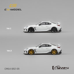 CM MODEL 1/64 Subaru BRZ Varis Widebody - WHITE