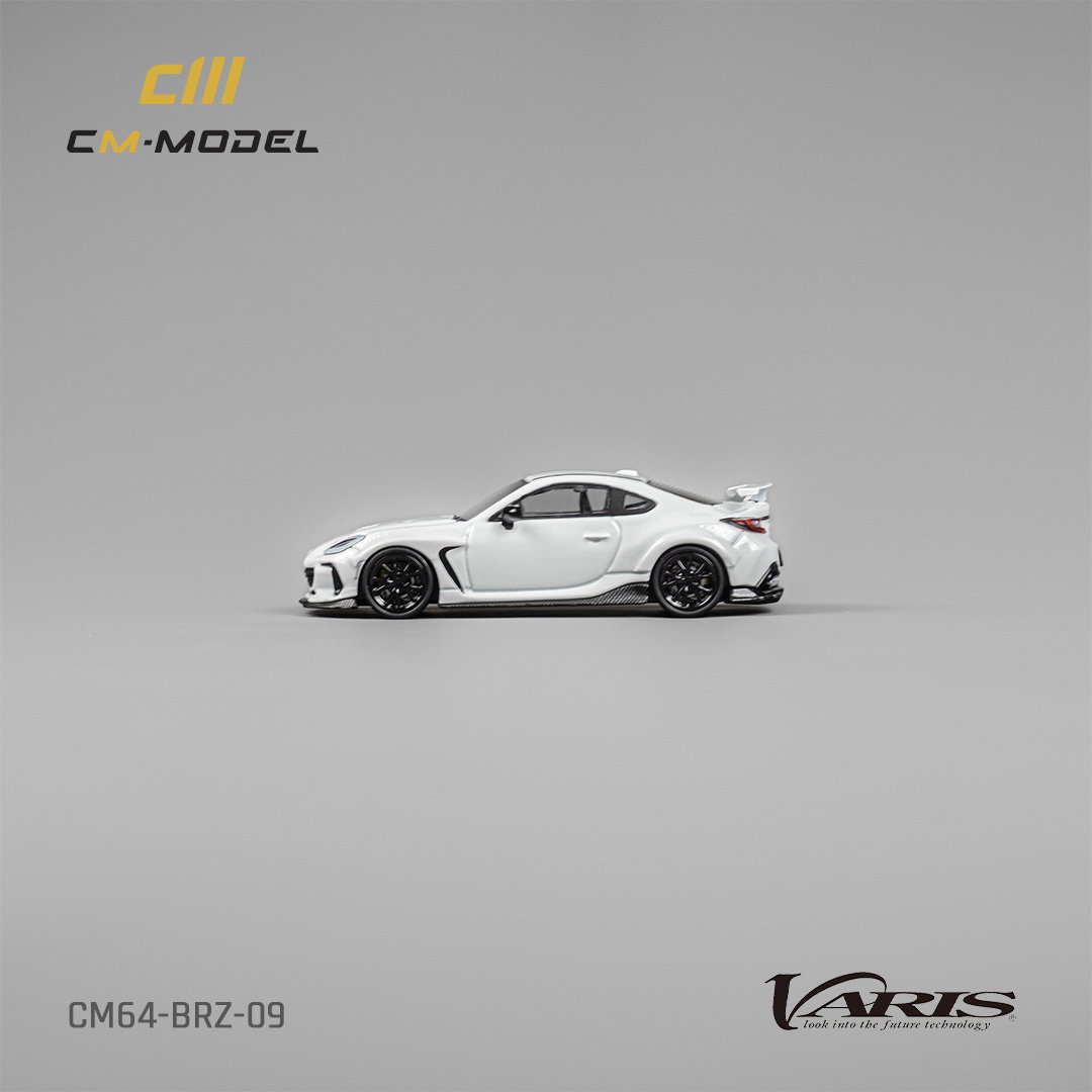 CM MODEL 1/64 Subaru BRZ Varis Widebody - WHITE_8