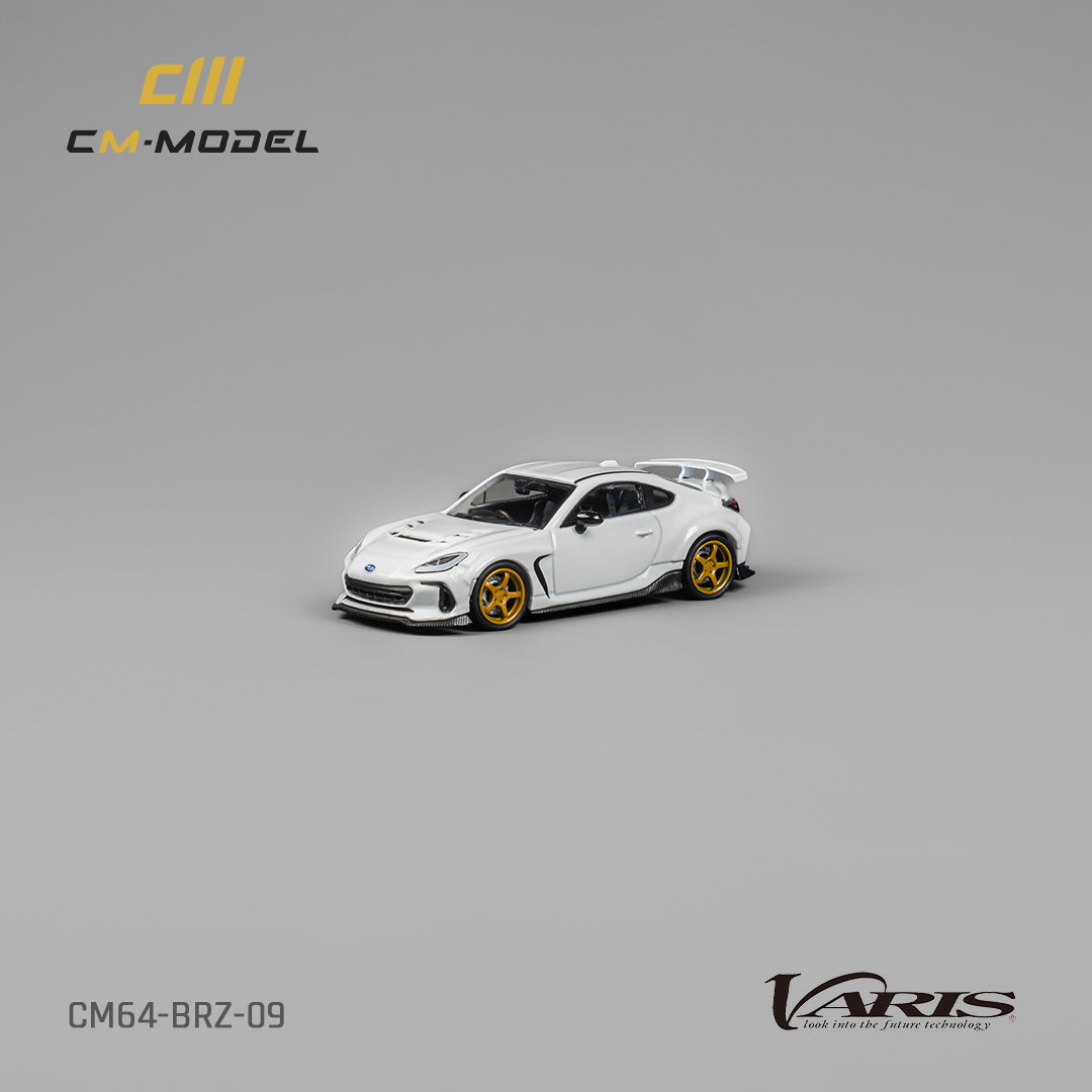 CM MODEL 1/64 Subaru BRZ Varis Widebody - WHITE_6