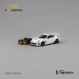 CM MODEL 1/64 Subaru BRZ Varis Widebody - WHITE