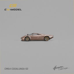 CM MODEL 1/64 PAGANI HUAYRA CODALUNGA - GOLD