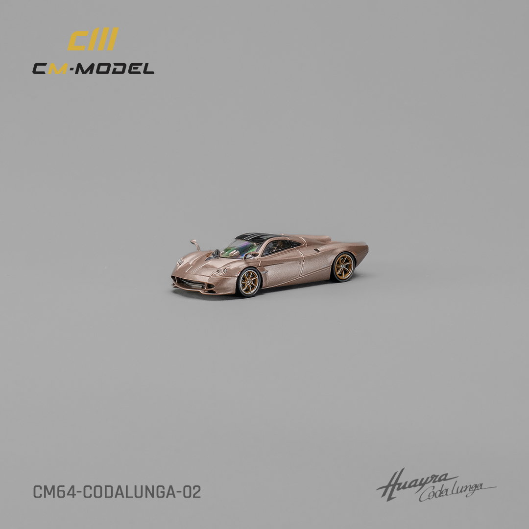 CM MODEL 1/64 PAGANI HUAYRA CODALUNGA - GOLD_5