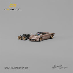 CM MODEL 1/64 PAGANI HUAYRA CODALUNGA - GOLD
