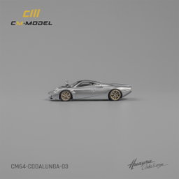 CM MODEL 1/64 PAGANI CODALUNGA - METALLIC SILVER