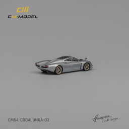 CM MODEL 1/64 PAGANI CODALUNGA - METALLIC SILVER