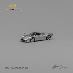 CM MODEL 1/64 PAGANI CODALUNGA - METALLIC SILVER