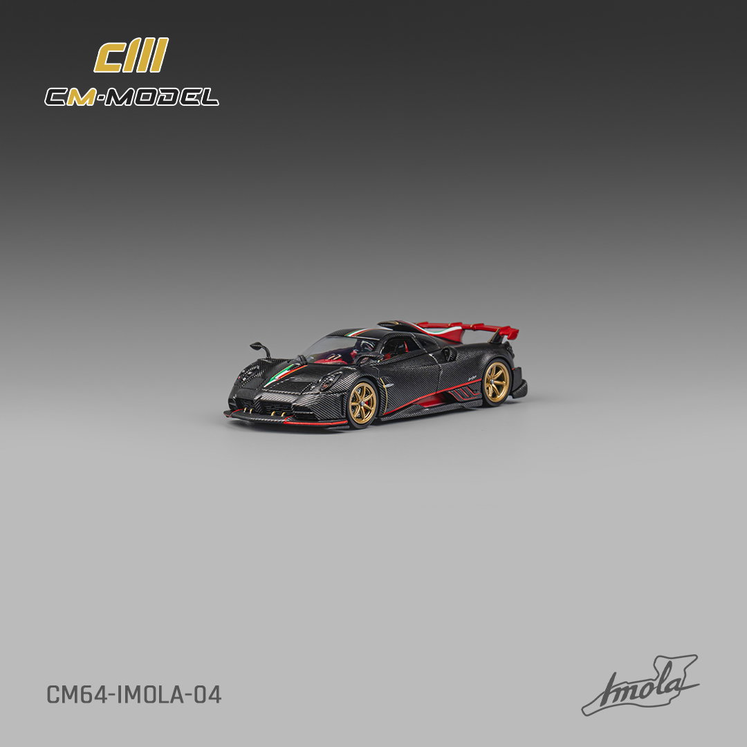 CM MODEL 1/64 PAGANI IMOLA - FULL DRY CARBON (RED WING)_3