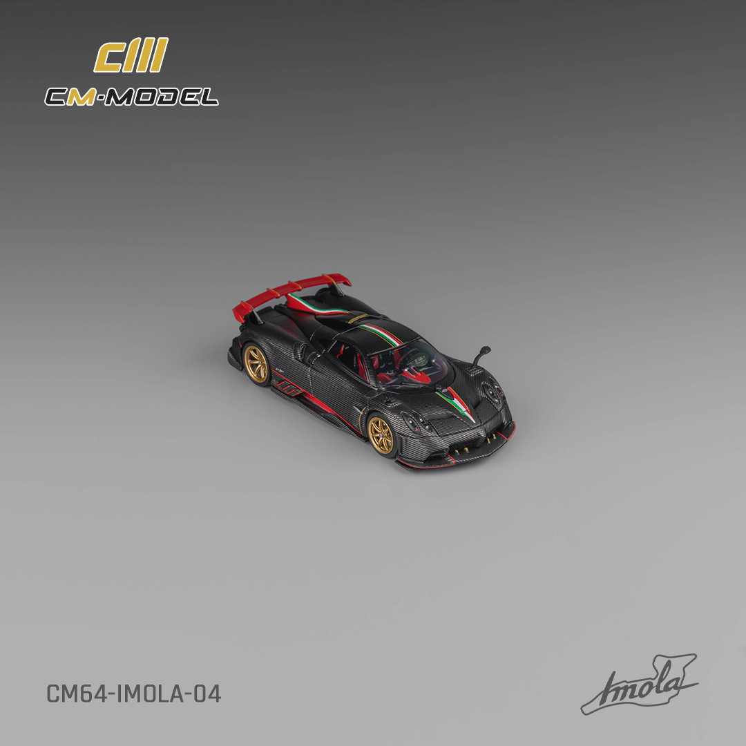 CM MODEL 1/64 PAGANI IMOLA - FULL DRY CARBON (RED WING)_6