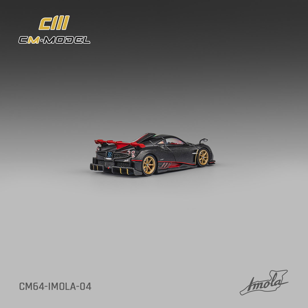 CM MODEL 1/64 PAGANI IMOLA - FULL DRY CARBON (RED WING)_4