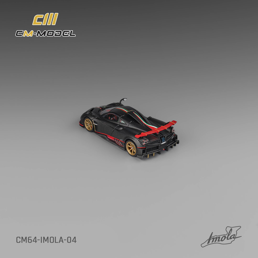 CM MODEL 1/64 PAGANI IMOLA - FULL DRY CARBON (RED WING)_7