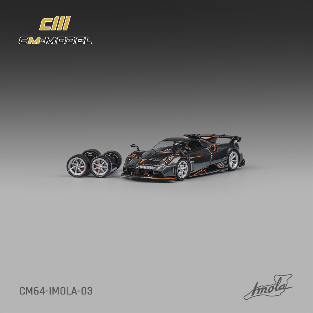 CM MODEL 1/64 PAGANI IMOLA - METALLIC GRAY_2