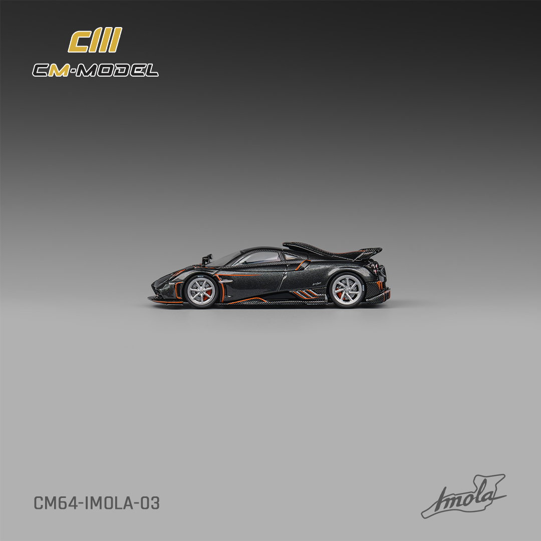 CM MODEL 1/64 PAGANI IMOLA - METALLIC GRAY_5