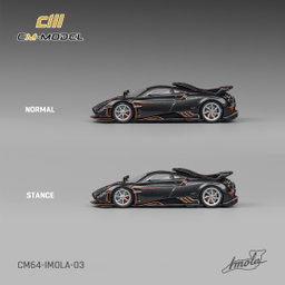 CM MODEL 1/64 PAGANI IMOLA - METALLIC GRAY