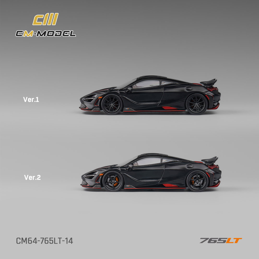 CM MODEL 1/64 MCLAREN 765LT - MATTE BLACK_1