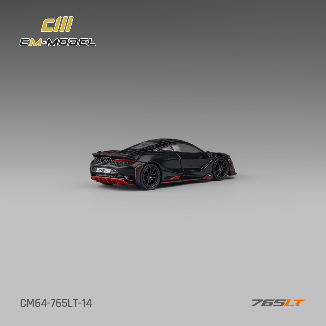 CM MODEL 1/64 MCLAREN 765LT - MATTE BLACK_4