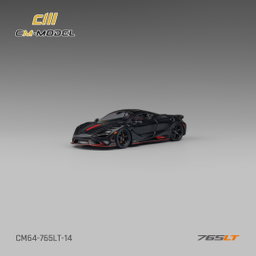CM MODEL 1/64 MCLAREN 765LT - MATTE BLACK