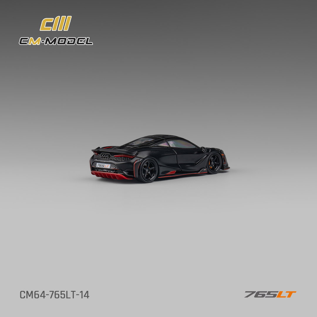 CM MODEL 1/64 MCLAREN 765LT - MATTE BLACK_6