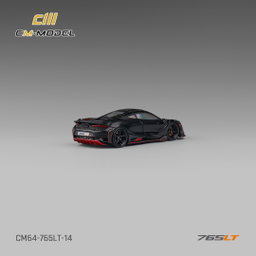 CM MODEL 1/64 MCLAREN 765LT - MATTE BLACK