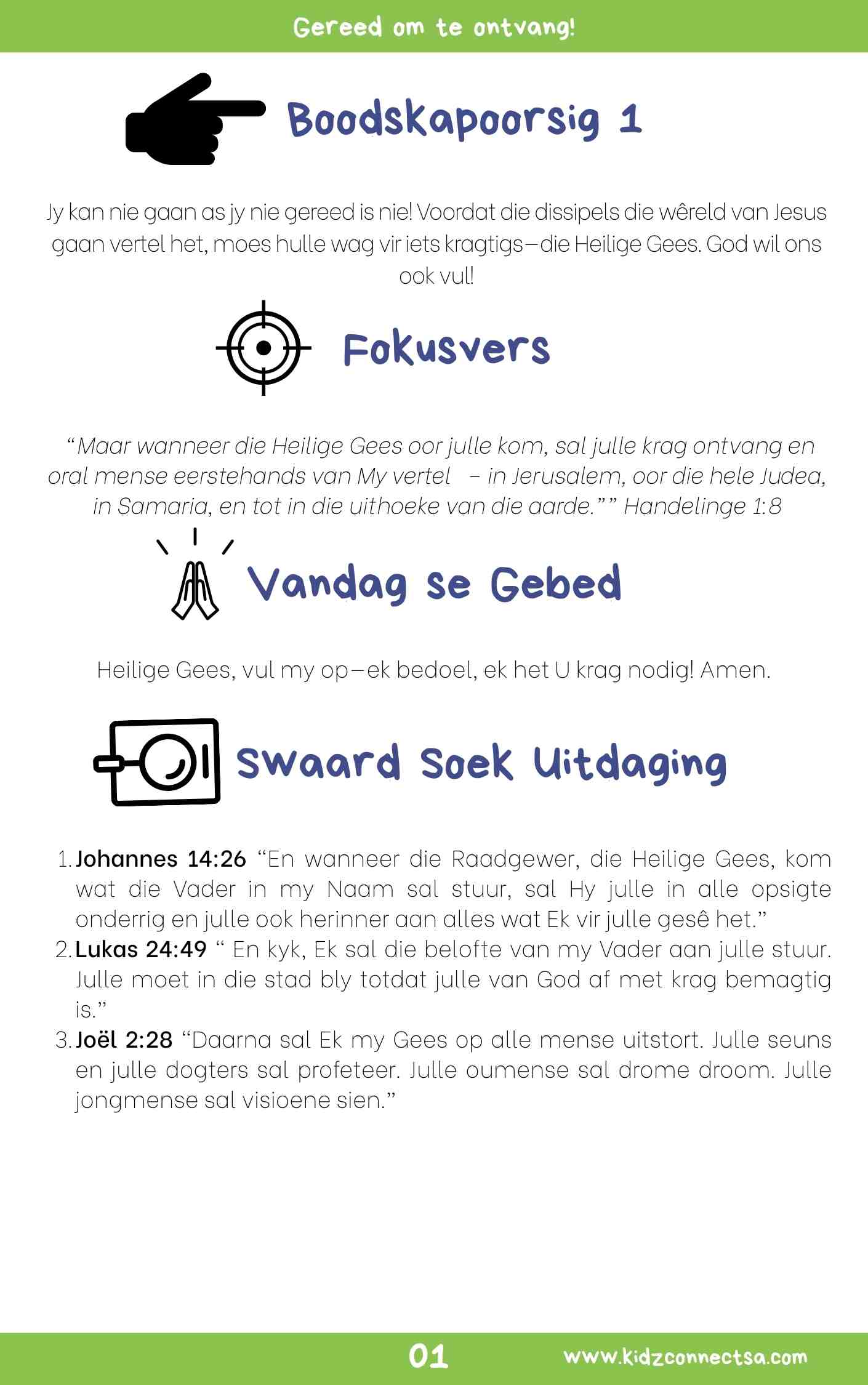 Op Jou Merke, Gereed, Gaan! – Kinderbediening Kurrikulum _2