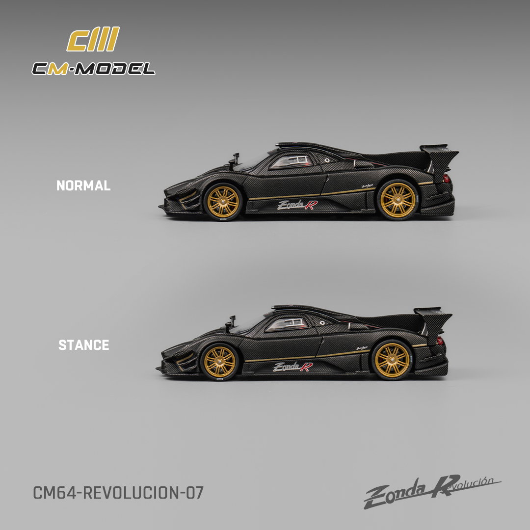 CM MODEL 1/64 PAGANI ZONDA REVOLUCION - DRYCARBON_1