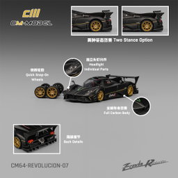 CM MODEL 1/64 PAGANI ZONDA REVOLUCION - DRYCARBON