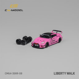 CM MODEL 1/64 NISSAN LBWK GT35RR - PINK