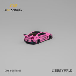 CM MODEL 1/64 NISSAN LBWK GT35RR - PINK